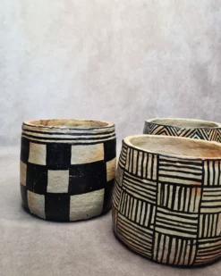 TERRE DE DAMES - Cache-pot en céramique | Poterie de Sejnane 6 cache pot en céramique fait main - poterie de sejnane