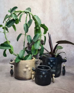 TAZIRI- Cache-pot artisanal en céramique | Poterie de Sejnane, fait main 13 cache pot en terre cuite artisanale - fait main-poterie de Sejnane