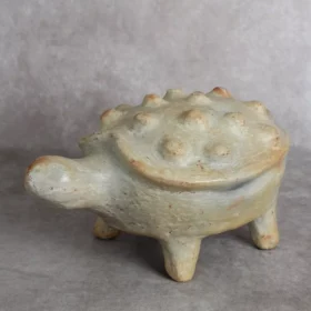 Tortue poterie de Sejnane fait main - TORTUSAGE | Sculpture terre cuite