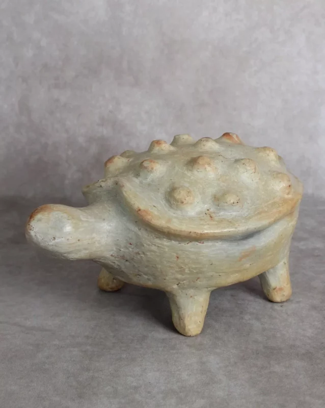 Tortue poterie de Sejnane fait main - TORTUSAGE | Sculpture terre cuite