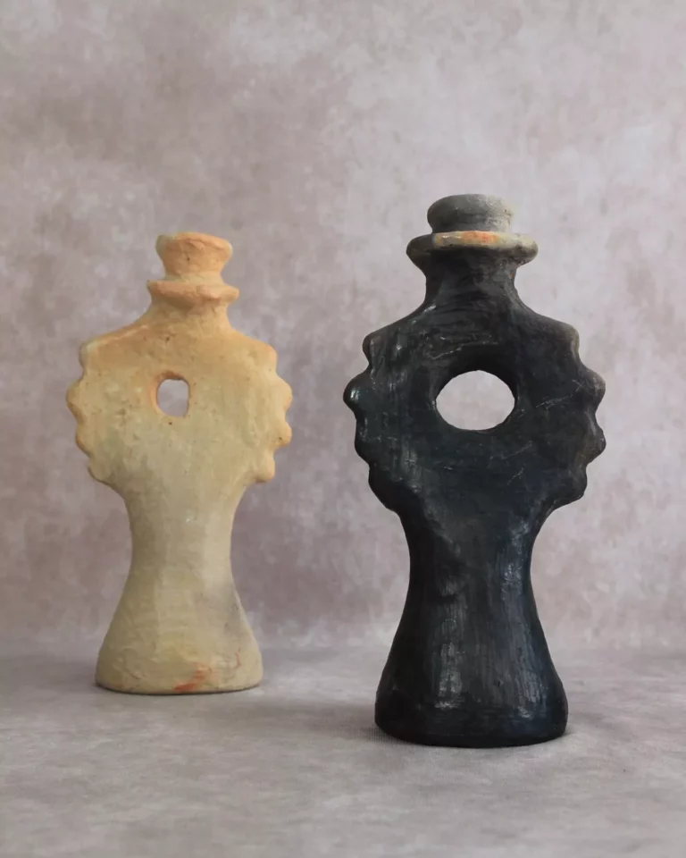 Porte-bougie céramique artisanal - SOLA | Poterie de Sejnane fait main