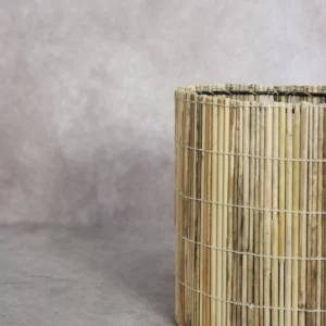Détail 2, Lampe céramique artisanale – RIMA | Terre cuite de Sejnane & fibres naturelles Anaspika