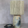 Lampe en terre cuite de sejnane et fibres naturelles