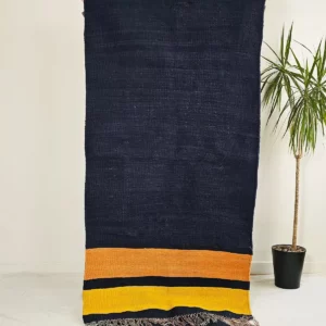 Détail 1, Kilim tapis artisanal fait main – ORLA | Coton recyclé & couleurs vives Anaspika