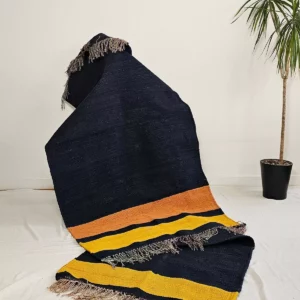 Détail 2, Kilim tapis artisanal fait main – ORLA | Coton recyclé & couleurs vives Anaspika