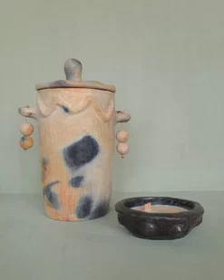 pot en terre cuite décoratif - céramique artisanale berbère