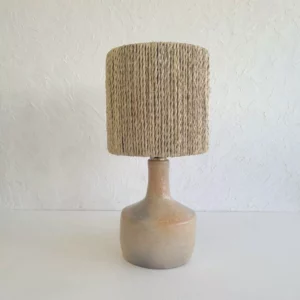 Détail 1, Lampadaire céramique artisanal – ORNA | Poterie Sejnane Anaspika
