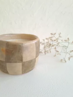 bougie en céramique et cire de soja