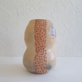 Détail 3, Vase poterie artisanale motifs berbères – NARA | Sejnane fait main Anaspika