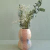 Vase NARA – céramique artisanale de Sejnane – pigments naturels – forme organique – objet déco fait main