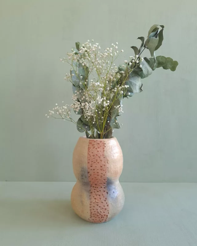 Vase poterie artisanale motifs berbères - NARA | Sejnane fait main
